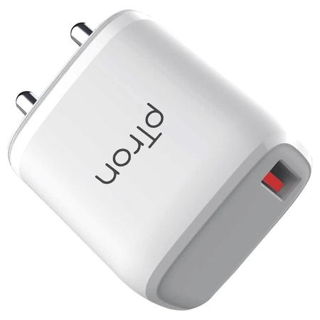 pTron Volta FC11 USB Charger (White)