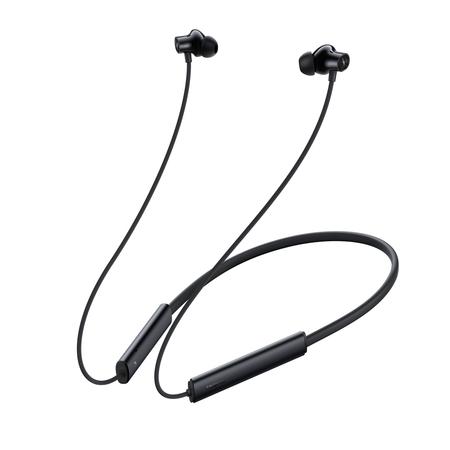 Realme Buds Wireless 3 Neckband, Upto 40 hrs of playtime, Fast Charging, Dual Device Connection, 13.6 mm Dynamic Bass Driver, IP55, Spatial Audio, Bluetooth v5.3, Pure Black Realme Buds Wireless 3 Neckband, Upto 40 hrs of playtime, Fast Charging, Dual Device Connection, 13.6 mm Dynamic Bass Driver, IP55, Spatial Audio, Bluetooth v5.3, Pure Black