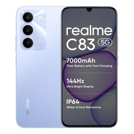 Realme C83 5G 64 GB, 4 GB RAM, Blooming Purple, Mobile Phone Realme C83 5G 64 GB, 4 GB RAM, Blooming Purple, Mobile Phone