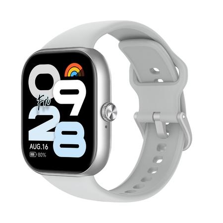 Redmi Watch Move Smartwatch with 4.69 cm (1.85 inch) Premium AMOLED Display, 14 Day Battery, Best Accuracy, Dual Core Processor (Silver Sprint Strap, Free Size)