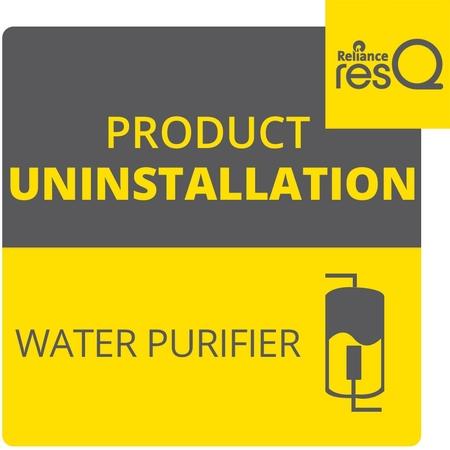 resQ Un-installation Service for Water Purifiers