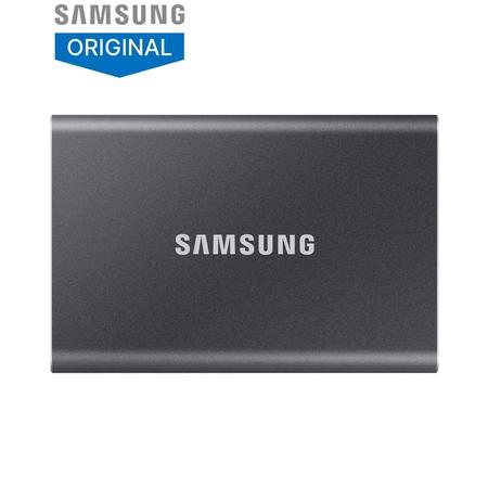 Samsung 2 TB T7 MU-PC2T0T Portable Solid State Drive (SSD), Titan Grey Samsung 2 TB T7 MU-PC2T0T Portable Solid State Drive (SSD), Titan Grey