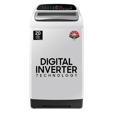 Samsung 6.5 kg Top Load, Digital Inverter technology, Wobble Technlogy, Lint Filter, Gray, 5 Star (WA65T4262GG) Samsung 6.5 kg Top Load, Digital Inverter technology, Wobble Technlogy, Lint Filter, Gray, 5 Star (WA65T4262GG)