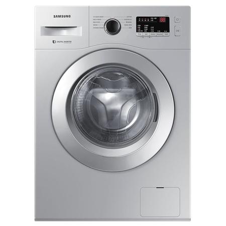 Samsung 6.0 Kg Inverter 5 Star Hygiene Steam Fully-Automatic Front Loading Washing Machine (WW60R20GLSS/TL, Silver, In-built Heater) Samsung 6.0 Kg Inverter 5 Star Hygiene Steam Fully-Automatic Front Loading Washing Machine (WW60R20GLSS/TL, Silver, In-built Heater)