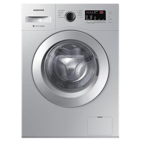 Samsung 6.0 Kg Inverter 5 Star Hygiene Steam Fully-Automatic Front Loading Washing Machine (WW60R20GLSS/TL, Silver, In-built Heater) Samsung 6.0 Kg Inverter 5 Star Hygiene Steam Fully-Automatic Front Loading Washing Machine (WW60R20GLSS/TL, Silver, In-built Heater)