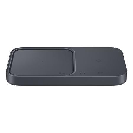 Samsung 15 Watts Fast Charging Support Wireless Mobile Phone Charger, LED Lights, Built-in Cooling System, Simultaneously Power Up Two Device, Dark Gray Samsung 15 Watts Fast Charging Support Wireless Mobile Phone Charger, LED Lights, Built-in Cooling System, Simultaneously Power Up Two Device, Dark Gray
