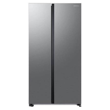 Samsung 653 litres 3 Star Side by Side Refrigerator, Real Stainless RS76CG8113SLHL Samsung 653 litres 3 Star Side by Side Refrigerator, Real Stainless RS76CG8113SLHL