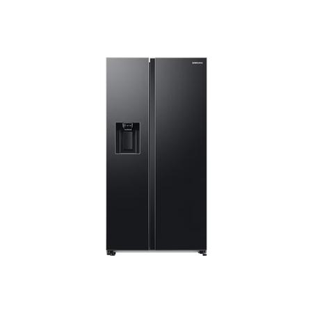Samsung 633 L Convertible 5 in 1 Side by Side Refrigerator Black Matt, RS78CG8543B1