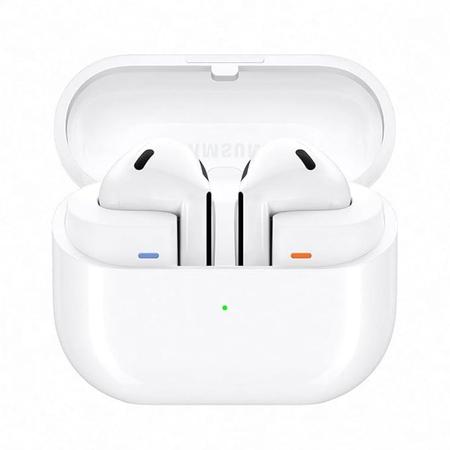 Samsung Galaxy in Ear Buds 3 (White) with Galaxy AI Powered Real-Time Interpreter, 24-Bit Hi-Fi Audio, Up to 36 H Battery, IP57 White Samsung Galaxy in Ear Buds 3 (White) with Galaxy AI Powered Real-Time Interpreter, 24-Bit Hi-Fi Audio, Up to 36 H Battery, IP57 White