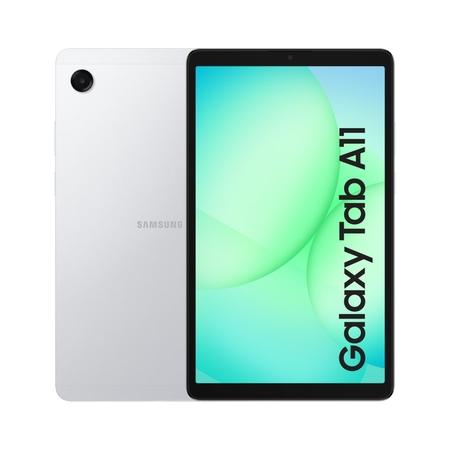Samsung Tablet A11 22.09 cm (8.7 Inch) Wi-Fi + LTE Tablet, 8 GB RAM, 128 GB, Silver, SM-X135GZSEINS