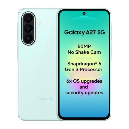 Samsung Galaxy A27 5G 128 GB, 8 GB RAM, Light Green, Mobile Phone