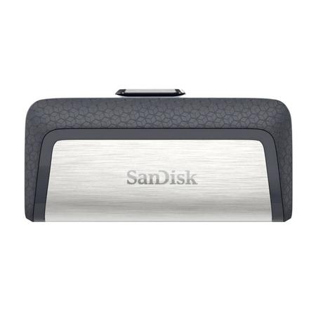 SanDisk Ultra Dual USB Drive 3.1, SDDDC2 32GB, Black, USB 3.1/Type C Reversible Connector, Retractable Design, Type-C OTG-Enabled Android Devices, 3Y