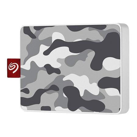 Seagate 500 GB One Touch Special Edition SSD Portable Hard Disk Drive (HDD), STJE500404 Gray