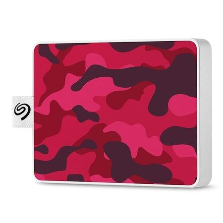 Seagate 500 GB One Touch Special Edition SSD Portable Hard Disk Drive (HDD), STJE500405 Red