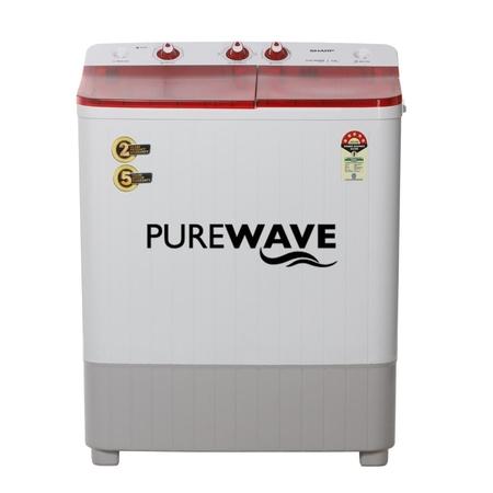 Sharp PureWave 7 Kg Top Load Semi-Automatic Washing Machine, ES-SD70NB-PR, Ruby Red Sharp PureWave 7 Kg Top Load Semi-Automatic Washing Machine, ES-SD70NB-PR, Ruby Red