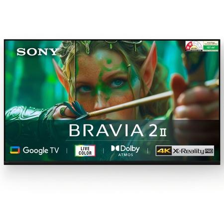 Sony 126 cm (50 inch) BRAVIA 2 II 4K Ultra HD Smart LED Google TV, K-50S22M2 (Black) Sony 126 cm (50 inch) BRAVIA 2 II 4K Ultra HD Smart LED Google TV, K-50S22M2 (Black)