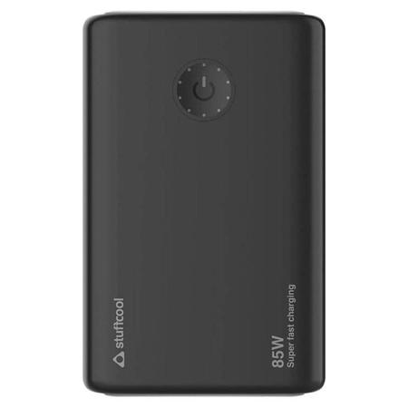 Stuffcool 20000 mAh Power Bank, Superpower Black