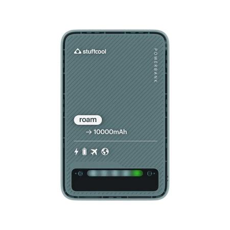 Stuffcool Roam 10000 mAh Mini Wired QCPD Power Bank, White