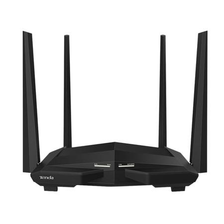 Tenda AC10 AC1200 1 to 2 Gbps V1.0 Wireless Smart Dual-Band Gigabit WiFi Router, MU-MIMO, 4 Gigabit Ports, 867Mbps/5 GHz+ 300Mbps /2.4GHz, Support VPN Server, WiFi Schedule, (Black, Not a Modem) Tenda AC10 AC1200 1 to 2 Gbps V1.0 Wireless Smart Dual-Band Gigabit WiFi Router, MU-MIMO, 4 Gigabit Ports, 867Mbps/5 GHz+ 300Mbps /2.4GHz, Support VPN Server, WiFi Schedule, (Black, Not a Modem)