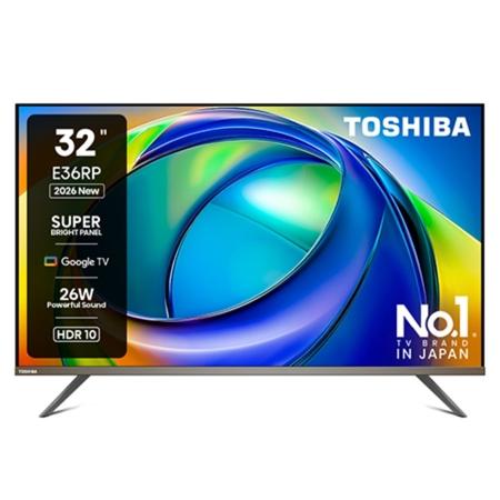 Toshiba 81.28 cm (32 inch) HD Ready Google LED TV, Silver, 32E36RP Toshiba 81.28 cm (32 inch) HD Ready Google LED TV, Silver, 32E36RP