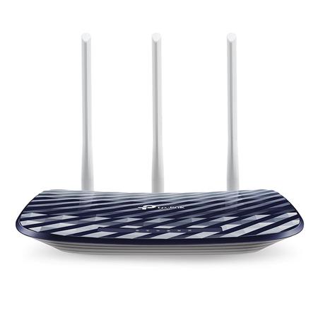 TP-Link AC750 Dual Band Wireless Cable Router, 4 10/100 LAN + 10/100 WAN Ports, Support Guest Network and Parental Control, 750Mbps Speed Wi-Fi, 3 Antennas (Archer C20)