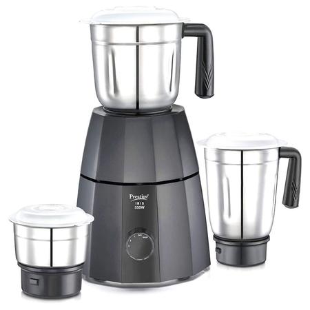 Prestige Iris 550 Watts Mixer Grinder with 3 Jar (Black) Prestige Iris 550 Watts Mixer Grinder with 3 Jar (Black)