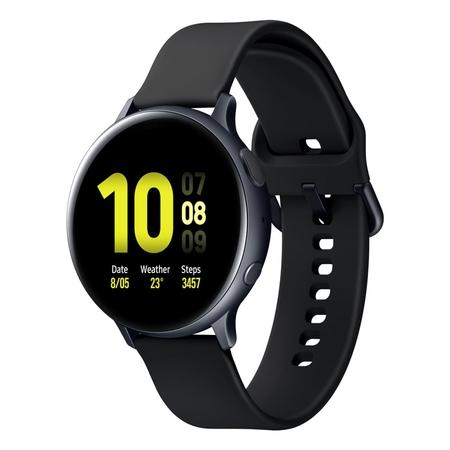 Samsung Galaxy Active SM-R820NZKA Smart Watch with Stress Tracker and  Wireless Magnetic Charger, Super AMOLED Display, with GPS, One Year  Warranty
