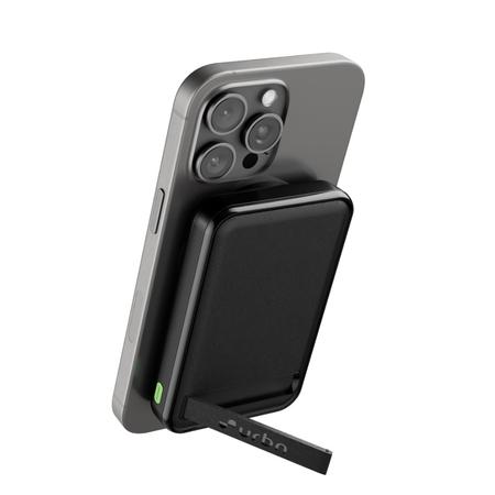 Urbn 10000 mAh 15 W Arc MagTag Power Bank with stand, Black