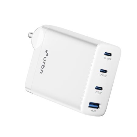 Urbn PD GaN Multi-Utility Adapter 100 W, White