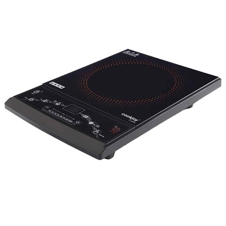 Usha CookJoy 1600 Watt Induction Cooktop, Keep Warm Function, 5 Preset India menu, CJ1600WPC, Black Usha CookJoy 1600 Watt Induction Cooktop, Keep Warm Function, 5 Preset India menu, CJ1600WPC, Black