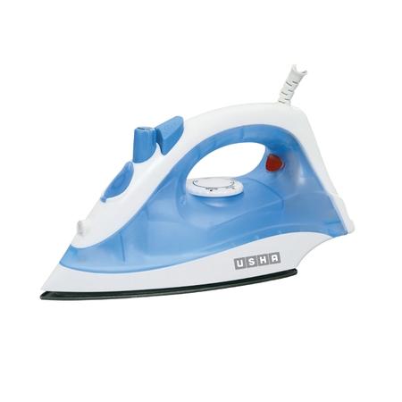 Usha 3713 Steam Iron 1300 W, Blue and White Usha 3713 Steam Iron 1300 W, Blue and White