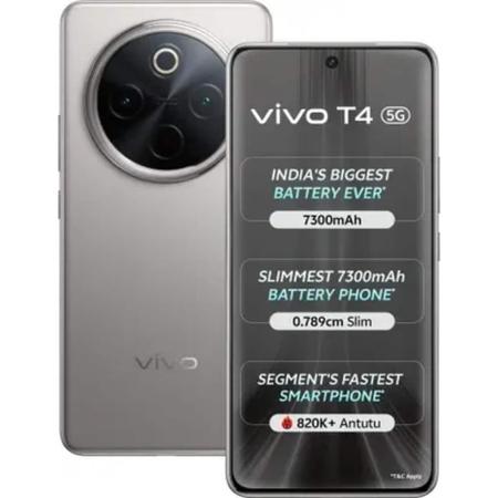 price history - Vivo T4 5G 128 GB, 8 GB RAM, Grey, Mobile Phone