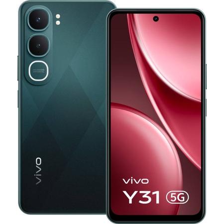 Vivo Y31 5G 128 GB, 6 GB RAM, Prism Green, Mobile Phone