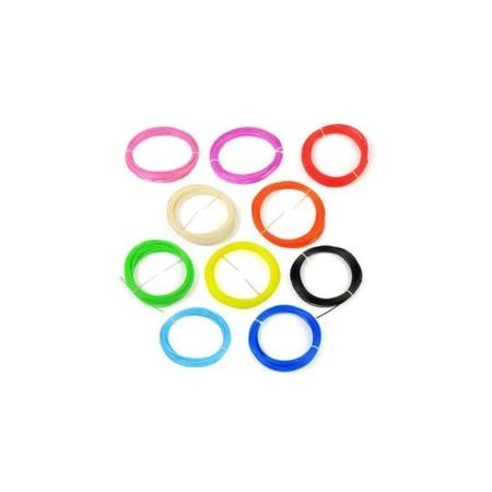 WOL3D (10in1) 5M PLA 3D Pen Filament Pack