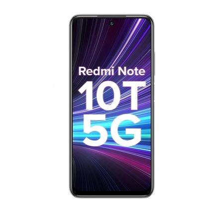 Redmi Note 10T 5G 128 GB, 6 GB RAM, Chromium White, Mobile Phone