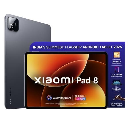 Xiaomi Pad 8 28.44 cm (11.2 inch) Wi-Fi Tablet, 12 GB RAM, 256 GB, Graphite Grey, 72662 Xiaomi Pad 8 28.44 cm (11.2 inch) Wi-Fi Tablet, 12 GB RAM, 256 GB, Graphite Grey, 72662