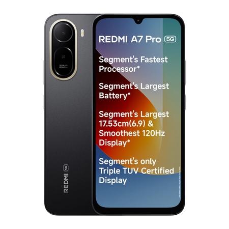 Redmi A7 Pro 5G 128 GB, 4 GB RAM, Black, Mobile Phone Redmi A7 Pro 5G 128 GB, 4 GB RAM, Black, Mobile Phone