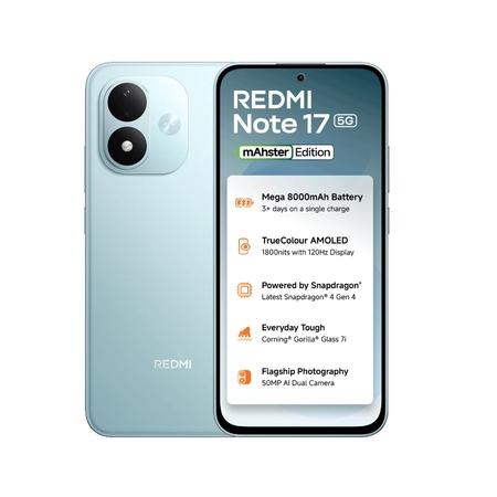 Redmi Note 17 5G 128 GB, 6 GB RAM, Arctic Blue, Mobile Phone Redmi Note 17 5G 128 GB, 6 GB RAM, Arctic Blue, Mobile Phone