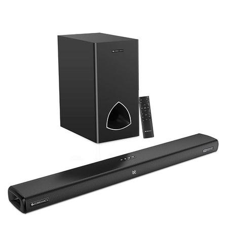 Zebronics Zeb-Juke Bar 9001 Pro Dolby 120 Watts Multimedia soundbar with subwoofer Supporting Bluetooth, HDMI(ARC), Optical Input, AUX,USB
