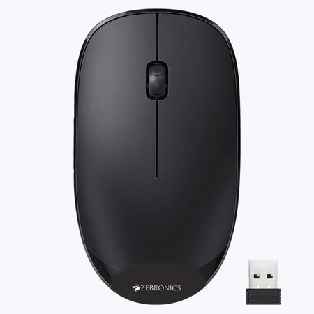 Zebronics Zeb-Amaze 2.4Ghz Wireless Optical Mouse (Black)