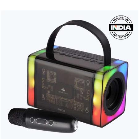 Zebronics Portable 15 W Bluetooth Speaker (Melo Black)