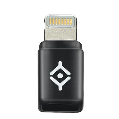 Reconnect O UL Micro-USB to Lightning Charge Sync Adaptor, Black