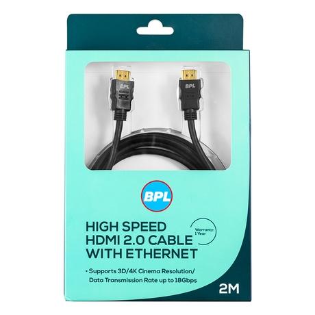 Buy BPL BHDMI101 metre HDMI Cable, Black at Best Price on