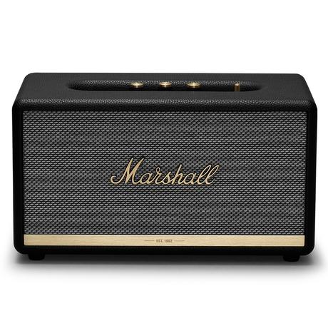 MARSHALL STANMORE II Bluetooth Speaker, Bluetooth v5.0, Qualcomm aptX wireless connectivity, Two 15 Watt Class D amplifiers, Multi-host functionality, Black-0