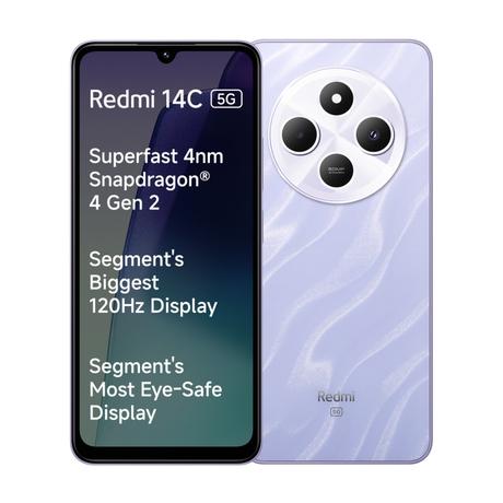 Redmi 14C 5G 64 GB, GB RAM, Purple, Mobile Phone
