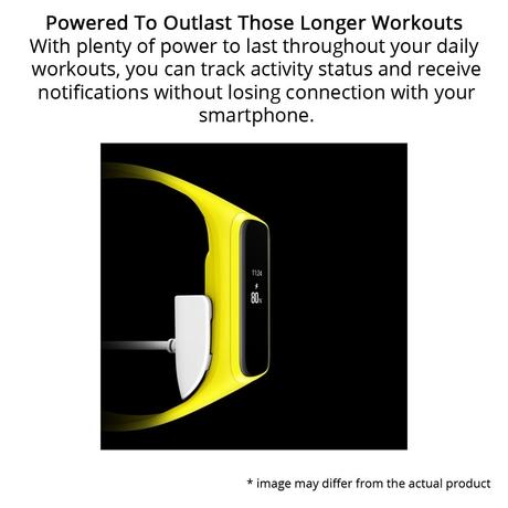 Samsung Galaxy Fit R375 with Sleep and Heart Rate Monitoring and Auto  Stress Tracking with One Year Warranty (White)