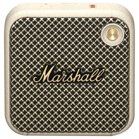 Marshall Willen Bluetooth Speaker with 15 hour Playtime, IP67 Water Resistant, Built-in microphone, Multi-directional Control Knob, Cream-0