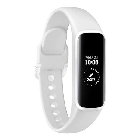 Samsung Galaxy Fit R375 with Sleep and Heart Rate Monitoring and Auto  Stress Tracking with One Year Warranty (White)