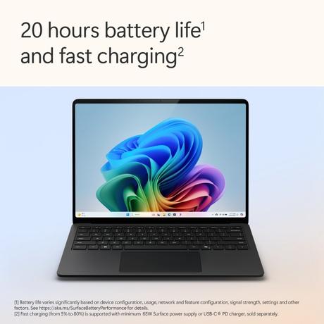 Microsoft Surface 2036 Standard Laptop (Qualcomm Snapdragon X Plus/16 GB/512 GB SSD/Qualcomm Adreno GPU/Windows 11 Home/MSOffice/PixelSense Flow Display), 35.0 cm - 13.8 inch, Graphite-0