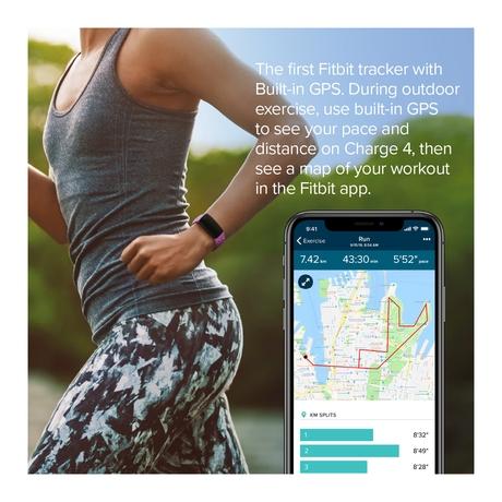 Gps Tracking Fitbit Charge Gps Turn Off Fitbit Charge 4, Black/Black